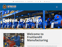 Tablet Screenshot of fruitlandmanufacturing.com